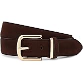 HOTWILL Women Suede Belt for Jeans Dresses Fashion Chunky Ladies Waist Belts with Gold Buckle