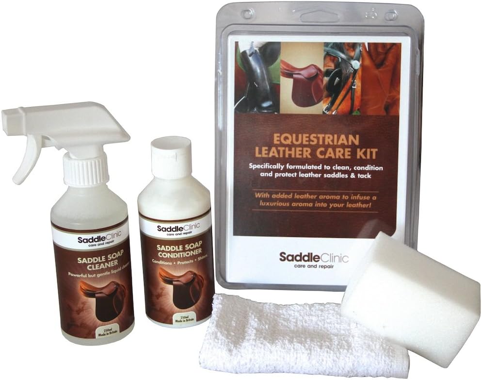 Equestrian Leather Care Kit - Saddle Soap and Conditioner