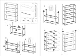 TAHA 5 Tier Blue Garage Shelving Unit 150kg Per Shelf Boltless 150x70x30cm view 3