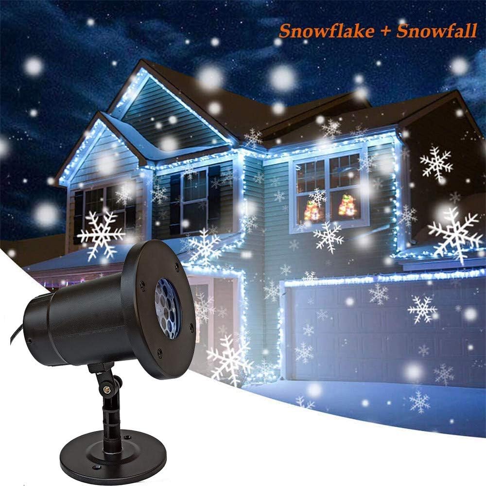 Snowflake Projector Lights with Remote Control,Christmas Light