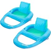 SwimWays Spring Float Recliner XL 2 Pack , Blue