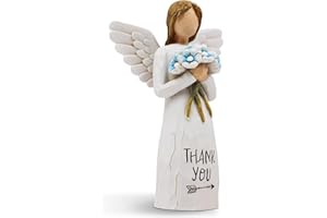 AUKEST Thank You Gifts for Women, Teacher, Coworkers - Employee Appreciation Gifts - Thanksgiving Gifts for Friends, Colleagues -Gratitude Gifts - Sculpted Hand-Painted Figure