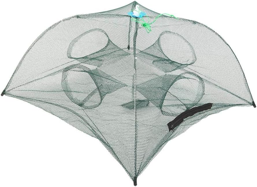 Queenlike Folding Portable Automatic Fishing Trap Fishing Net Fish Minnow Shrimp Crab Baits Cast Mesh Trap
