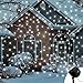 EAMBRITE Christmas Projector Lights with Remote Rotating Falling Snow Projector Show Moving Points Landscape Projection Lights for House Yard Garden Club Pub Outdoor Xmas Decorations