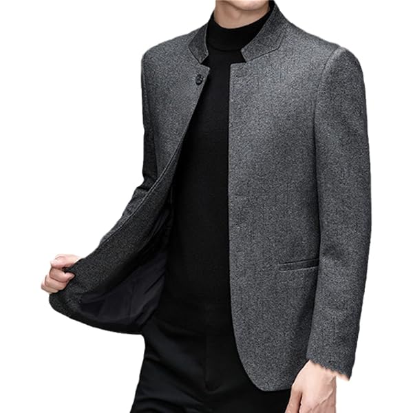 Men's Plaid Suit Blazer Plus Size Fat Men Business Casual Daily