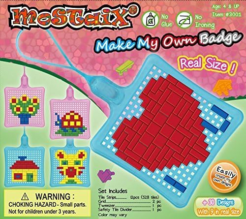Mostaix Make My Own Badge Box Set (Multi-Colour) by Mostaix