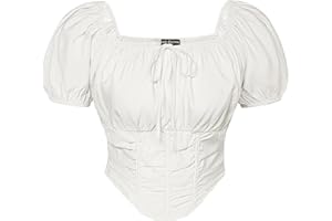 Scarlet Darkness Renaissance Shirt Women Off The Shoulder Corset Tops Peasant Blouse