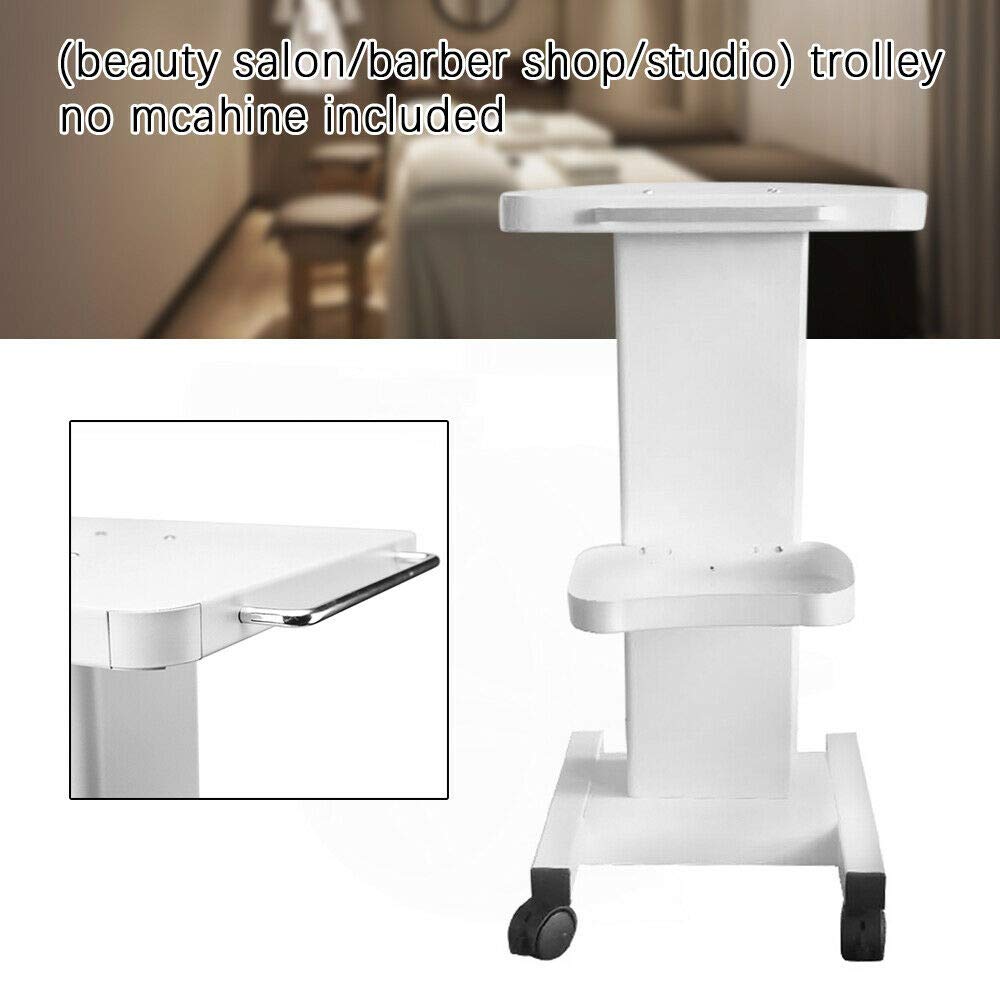 TFCFL Salon Trolley Stand Rolling Trolley Cart Beauty Wheel Holder Spa Cart White (No. 6 cart without socket): Beauty