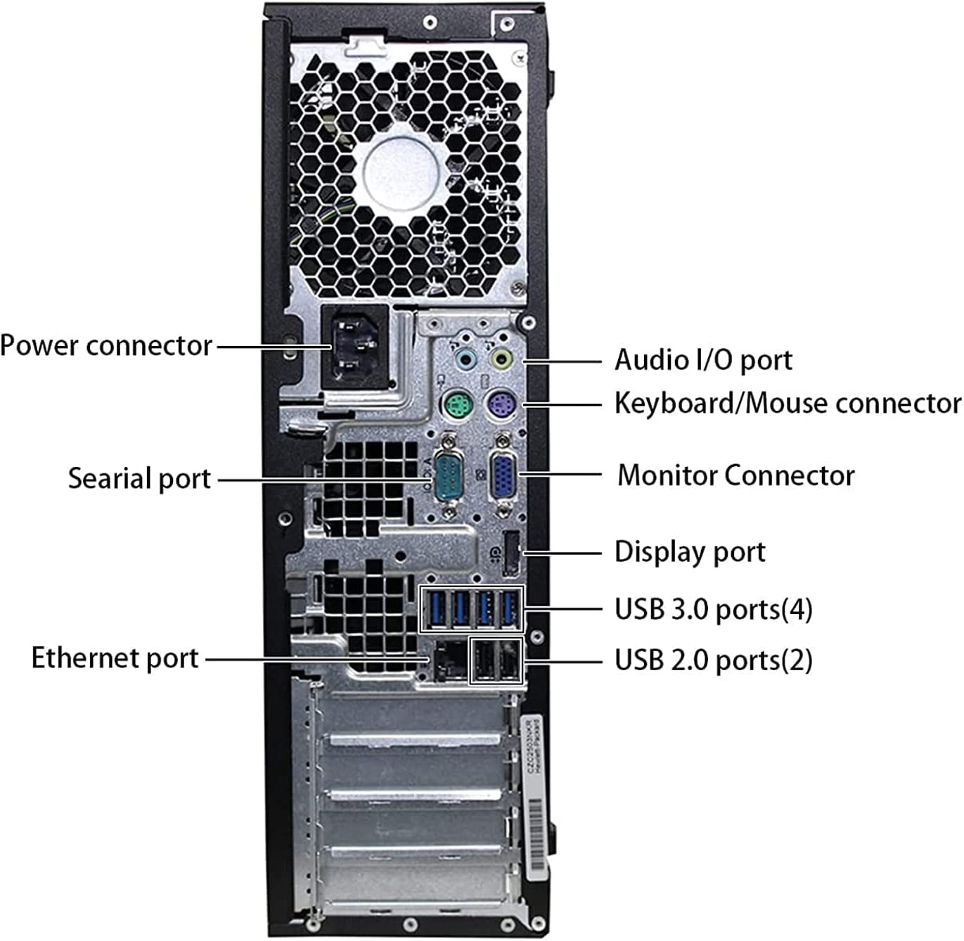HP Elite Desktop Computer PC, 3.1 GHz, Intel Core i5, 16GB, RAM, 1TB HDD, New 22 inch LED Monitor, RGB Speaker and Keyboard Mouse, WiFi, Windows 11 (Renewed)