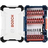 Bosch 24 Piece Impact Tough Screwdriving Custom Case System Set SDMS24, Blue, 24-Piece Set