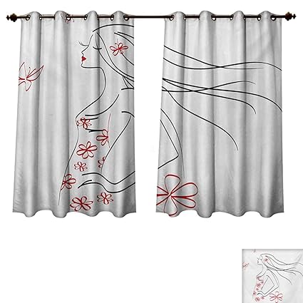 Amazon Com Girls Blackout Thermal Backed Curtains For Living Room