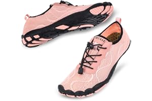 hiitave Womens Water Shoes Quick Dry Barefoot for Swim Diving Surf Aqua Sports Pool Beach Walking Yoga