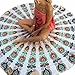 HOT Sale!Beach Hippie Tapestry,Canserin Bohemian Round Towel Yoga Mat (White)