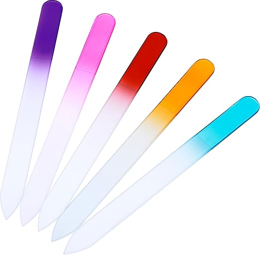 Crystal Glass Nail Files, 5Piece Amazon.co.uk Beauty