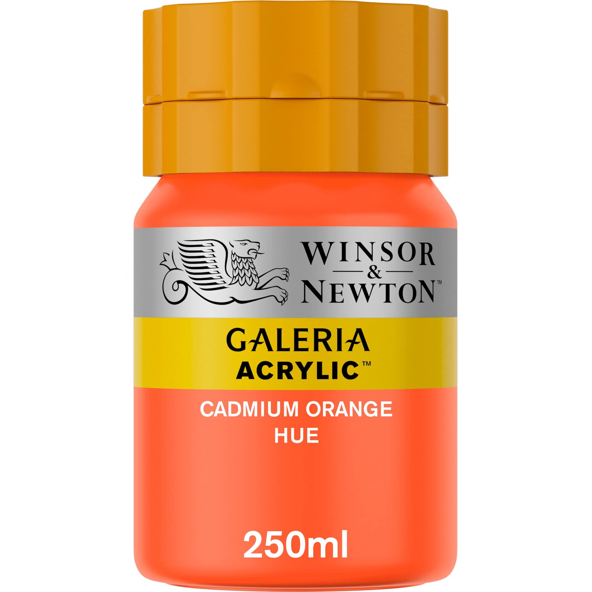 Winsor & Newton Galeria Acrylic 250ml CADMIUM ORANGE — image 1