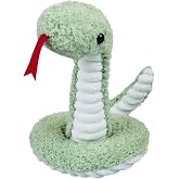 Doindute Green Plush Snake Stuffed Animal Toy, Soft Cuddly Plushie Hugger Toy for Boys &amp; Girls, Gifts for Kids or Girlfriend, 17 Inches