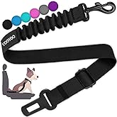 COOYOO Dog Seat Belt, Durability Retractable Dog Car Harness Adjustable Dog Seat Belt for Vehicle Nylon Pet Safety Seat Belts