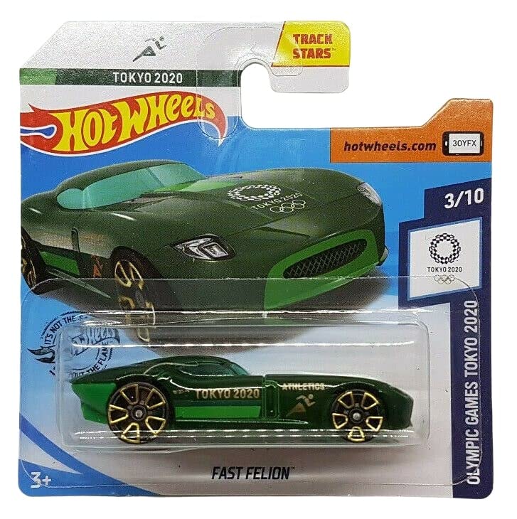 Hot Wheels - Fast Felion - Olympic Games Tokyo 2020 3/10 - Athletics - GHC93 - Short Card - Track Stars - Mattel 2020