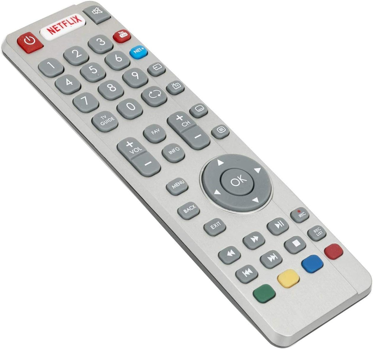 VINABTY SHWRMC0116 SHW/RMC/0116 Remote Control Compatible with Smart 3D LED TV, gray