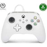 PowerA Wired Controller for Xbox Series X|S - White, gamepad, wired video game controller, gaming controller, works with Xbox One