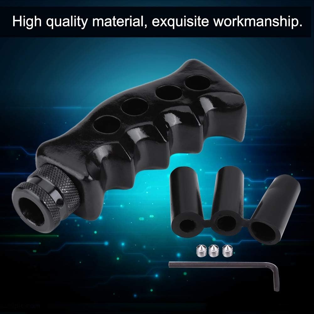 Gear Shift Knob,Universal Manual Transmission Car Gun Grip Knife Handle Gear Shift Lever Knob Shifter Shift Lever Knob(black) - Image 4