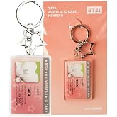 LINE FRIENDS Official BT21 ID Card Acrylic Keychain
