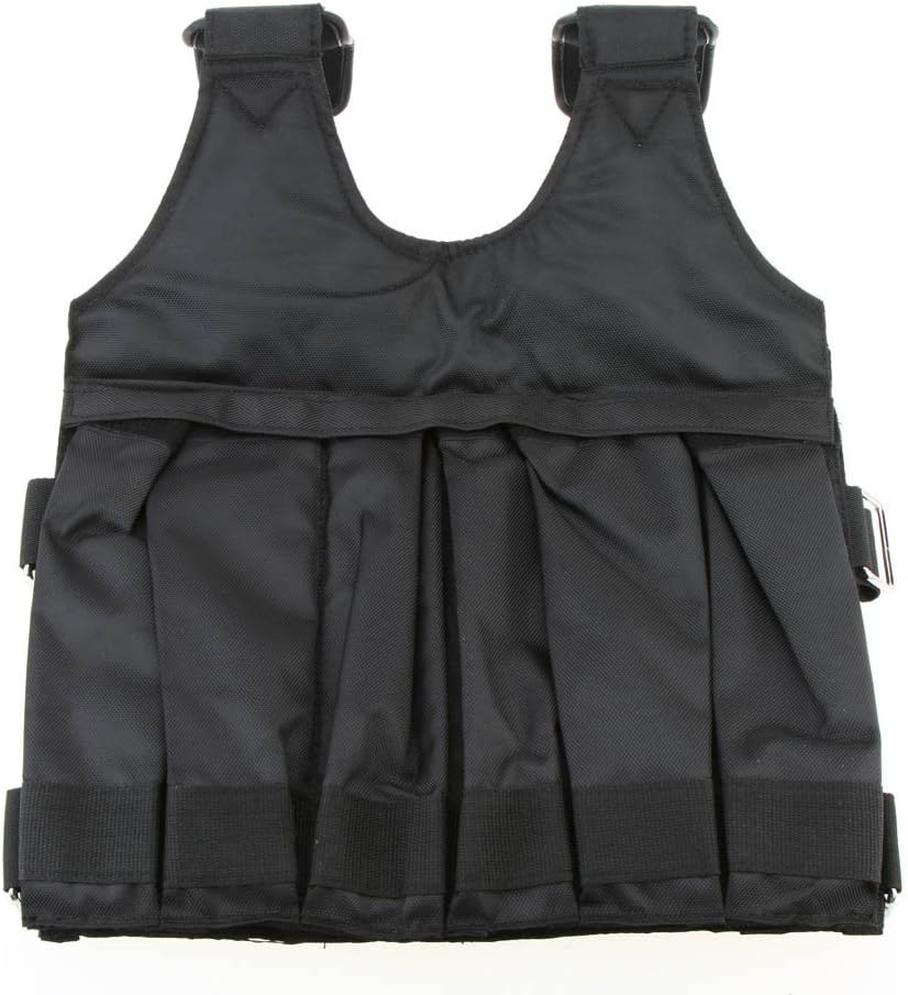 SUTEN Sand Clothing, Max Loading 20kg Adjustable Vest with Weight Jacket Boxing Training Exercise Vest Invisible Weight loading Sand Clothing (empty)