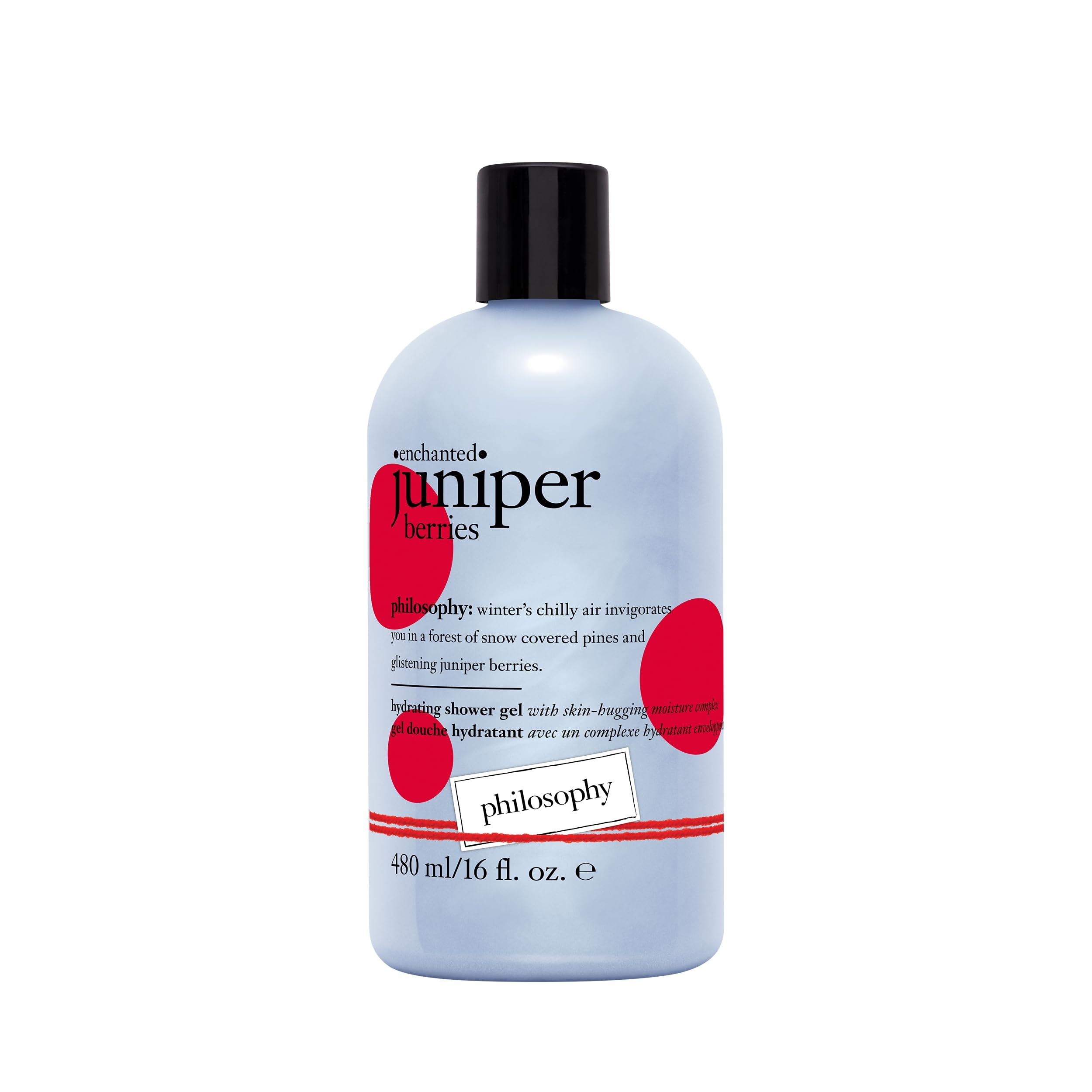 philosophy Enchanted Juniper Berries Hydrating Shower Gel | 480ml | Bubble Bath | Body wash
