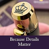 Bond & Regent Gloss Black and 24 Karat Gold Rollerball Pen Luxury Gift view 2