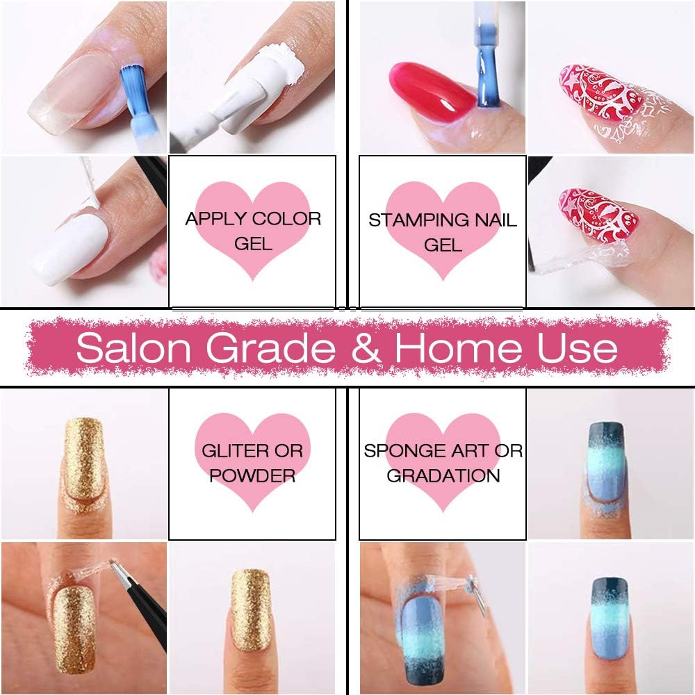 Liquid Latex for Nails - 2PCS Upgrade Fast Drying Peel Off Nail Polish Barrier Cuticle Guard, Stamping Skin Protector Latex Tape with Bonus Tweezers for Various Nail Art by DR.MODE: Health & Personal Care