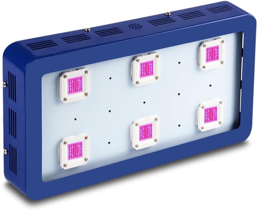 BestVA X6 1200W COB LED Grow Light Module Design Full Spectrum for Greenhouse and Indoor Plant Flowering Growing（6pcs 200w) (1200W)