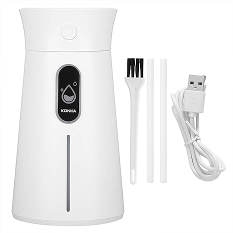 Amazon Co Jp 加湿器 卓上 アロマディフューザー 380ml空気加湿器ナノアトムイラスト加湿器カーデスクトップアクセサリーusbヨガオフィススパベビールーム ホーム キッチン