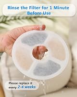 PewinGo Cat Water Fountain Filters 6pc for 2-2.5L Fountain Triple Action view 3
