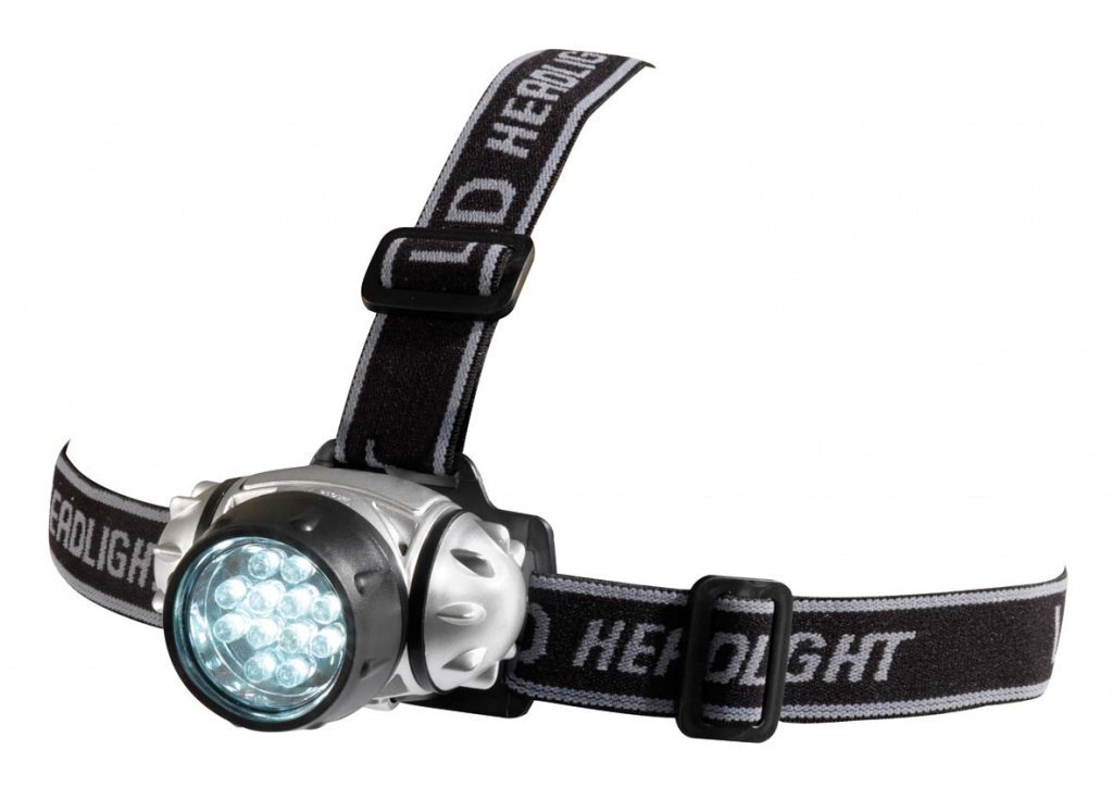 ShaniTech Wide Beam Ultra Bright High Intensity 12 LED Headlight Lamp Head Torch with adjustable strap for Hands Free Work