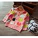 ZHUANNIAN Infant Baby Girls Fleece Jacket Cartoon Long Sleeve Cardigan Sweater(18-24months/Tag12,Pink)