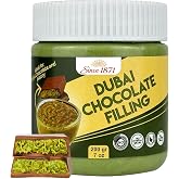 Gulluoglu Dubai Chocolate Filling &ndash; 200g 7oz Pistachio Cream with Crispy Kadayif | Middle Eastern Gourmet Dessert Best Ingredient For Pastries &amp; Desserts | Rich, Crunchy &amp; Decadent Treat