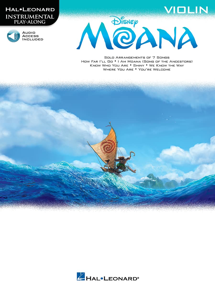 Hal Leonard Instrumental Play-Along: Moana - Violin (Book/Online Audio) (Includes Online Access Code)