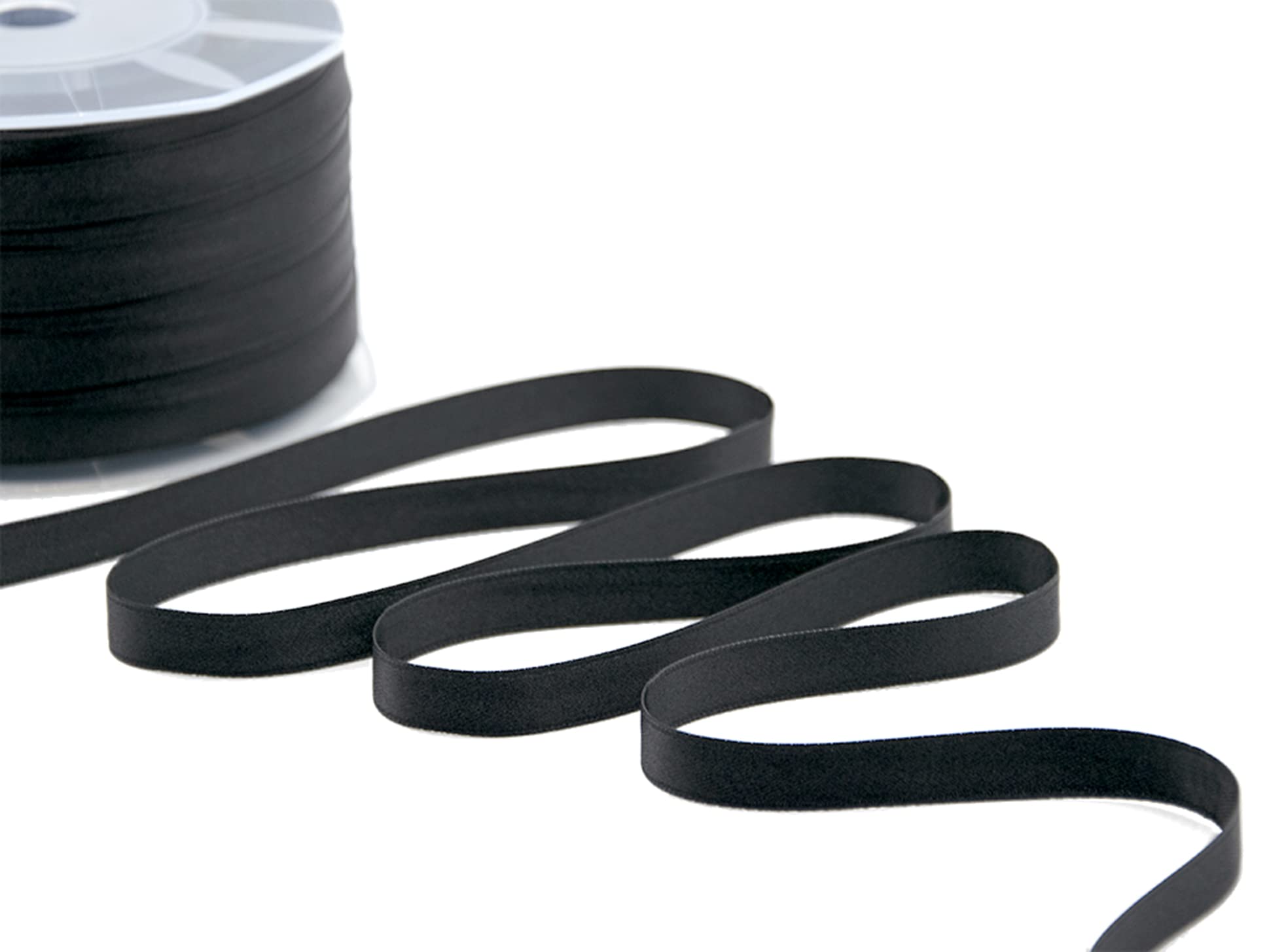 Furlanis Ribbon, Satin, Black, 10 mm x 100 m