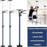 Deuba 4 Pack Telescopic Props Drywall Plasterboard Support Height Adjustable view 8