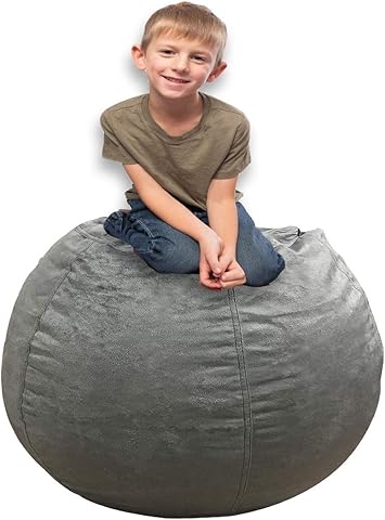 Amazon Com Bean Bag Covers Only Grey Silver 40 Stuffed Animal