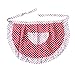 Opromo Lady's Cotton Polka Dot Waist Aprons with Pocket, 28 3/4