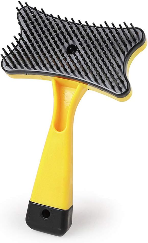 FYQF Self Clean Dog Hair Grooming Brush, Pet Brush Combs Shedding Brush with Flexible Pin