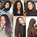 Spring Twist Hair Crochet Braids 8Inch Short Fluffy Curly Synthetic Braiding Hair Extensions Low Temperature Fiber for bomb twist passion twist hair (1B)