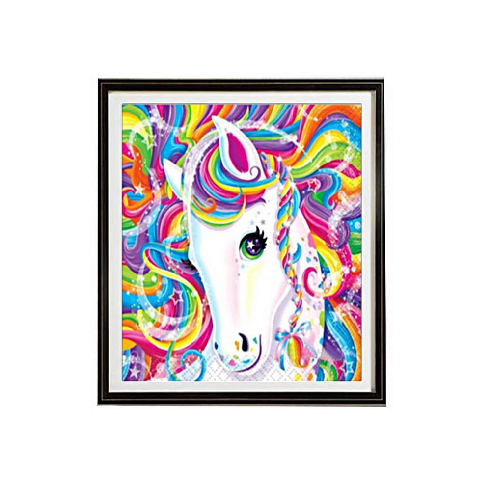 nuosen DIY 5D Unicorn Diamond Painting Kits Full Drill Crystal Rhinestone Embroidery Pictures