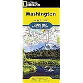 Washington Map (National Geographic Guide Map)