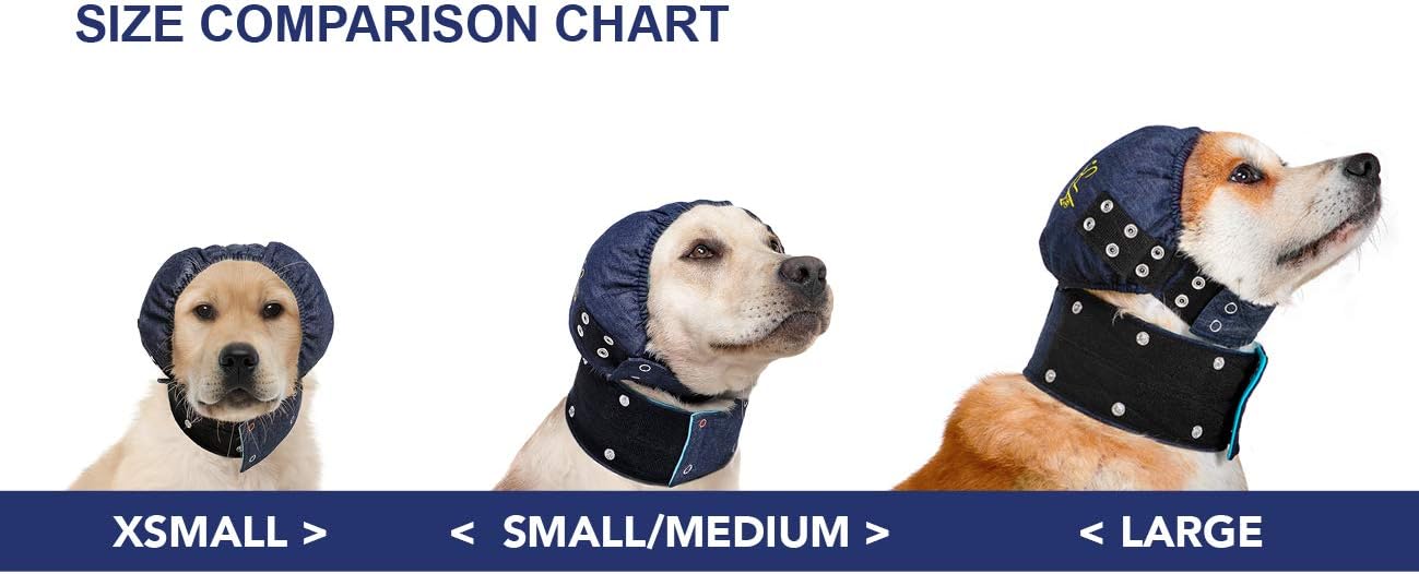 MPS Medical Pet Shirt, Head Cover for Dogs Medium, Blue - Image 5