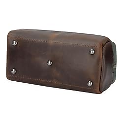 Waxed Canvas Weekender Duffle Bag, Vintage Style