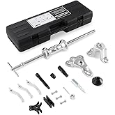 Orion Motor Tech 9-Way Slide Hammer Puller Set, Front Wheel Hub Bearing Remover & Rear Wheel Axle Hub Dent Shaft Puller Tool 