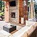 Garden Radiance Pyramid Propane Glass Tube Stainless Steel Patio Heate