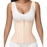 Waist Trainer Corset For Women,Tummy Control Sports Girdle, Hourglass Vest Waist Cincher Body Shaper with Adjustable Straps